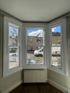 Bespoke sash windows Putney timber installation