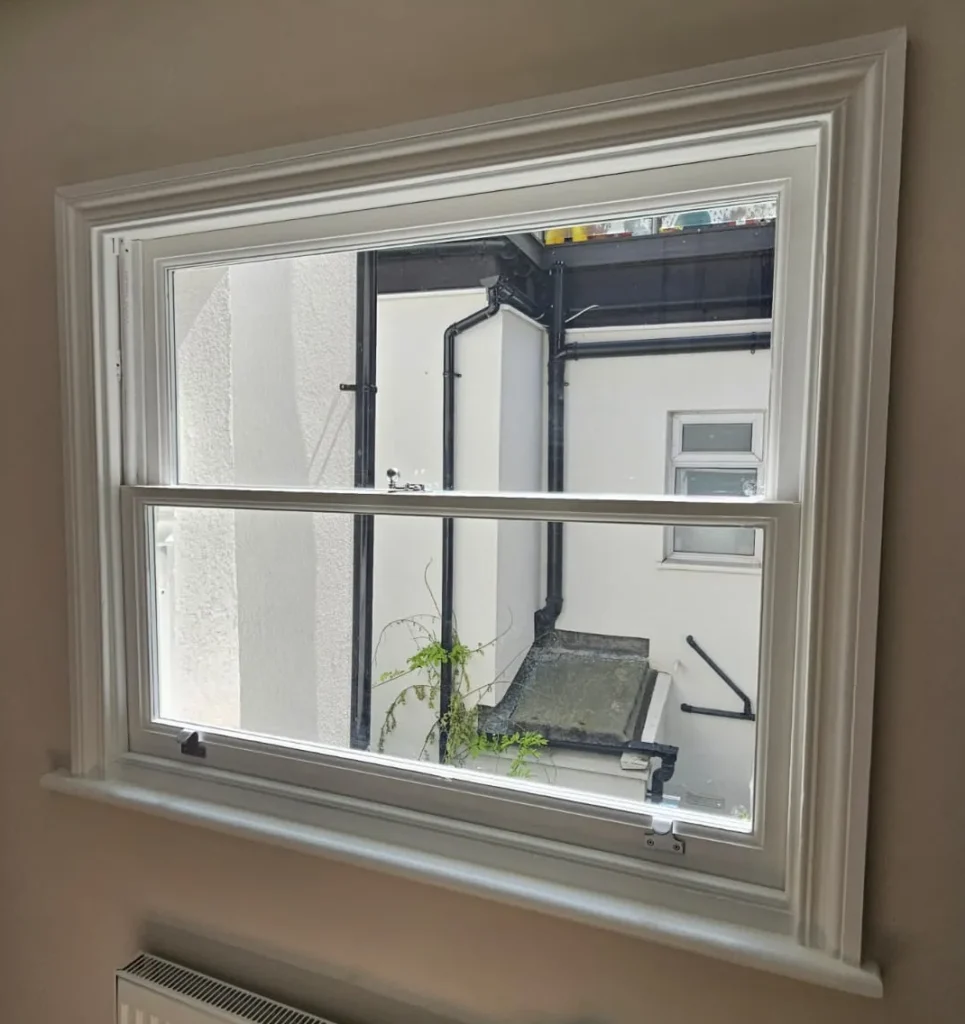 wooden sash windows Clapham Junction bespoke timber installation