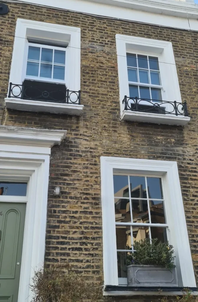 traditional wooden sash windows London