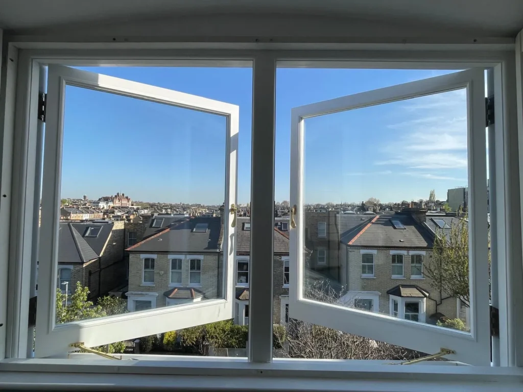 Bespoke wooden casement windows installation London
