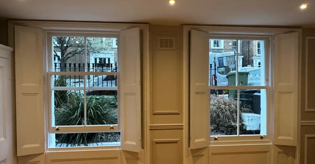 timber sash windows double glazing installation London