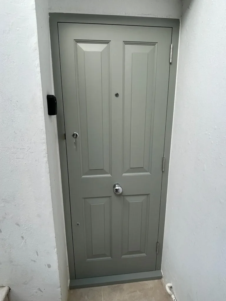 Bespoke wooden entrance doors Clapham Common