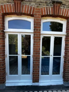 Timber French doors Clapham Common