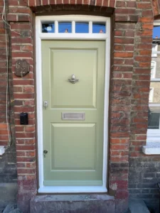 Timber front door Battersea