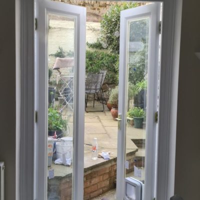 French Door Inside View