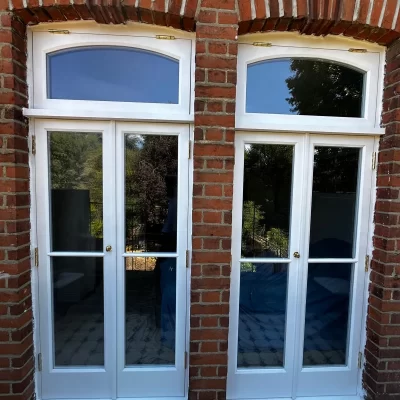 Timber French doors Clapham Common