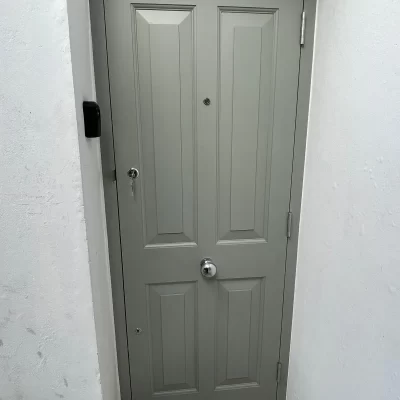 Bespoke wooden entrance doors Clapham Common
