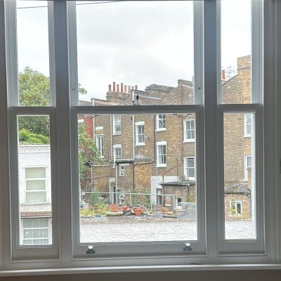 “Bespoke wooden sash window installation by 4Seasons Joinery”